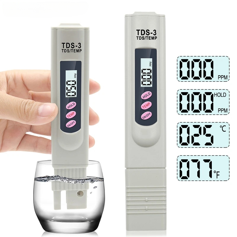 Aquael Filter Fzn - 1/3개 휴대용 LCD 디지털 TDS 수질