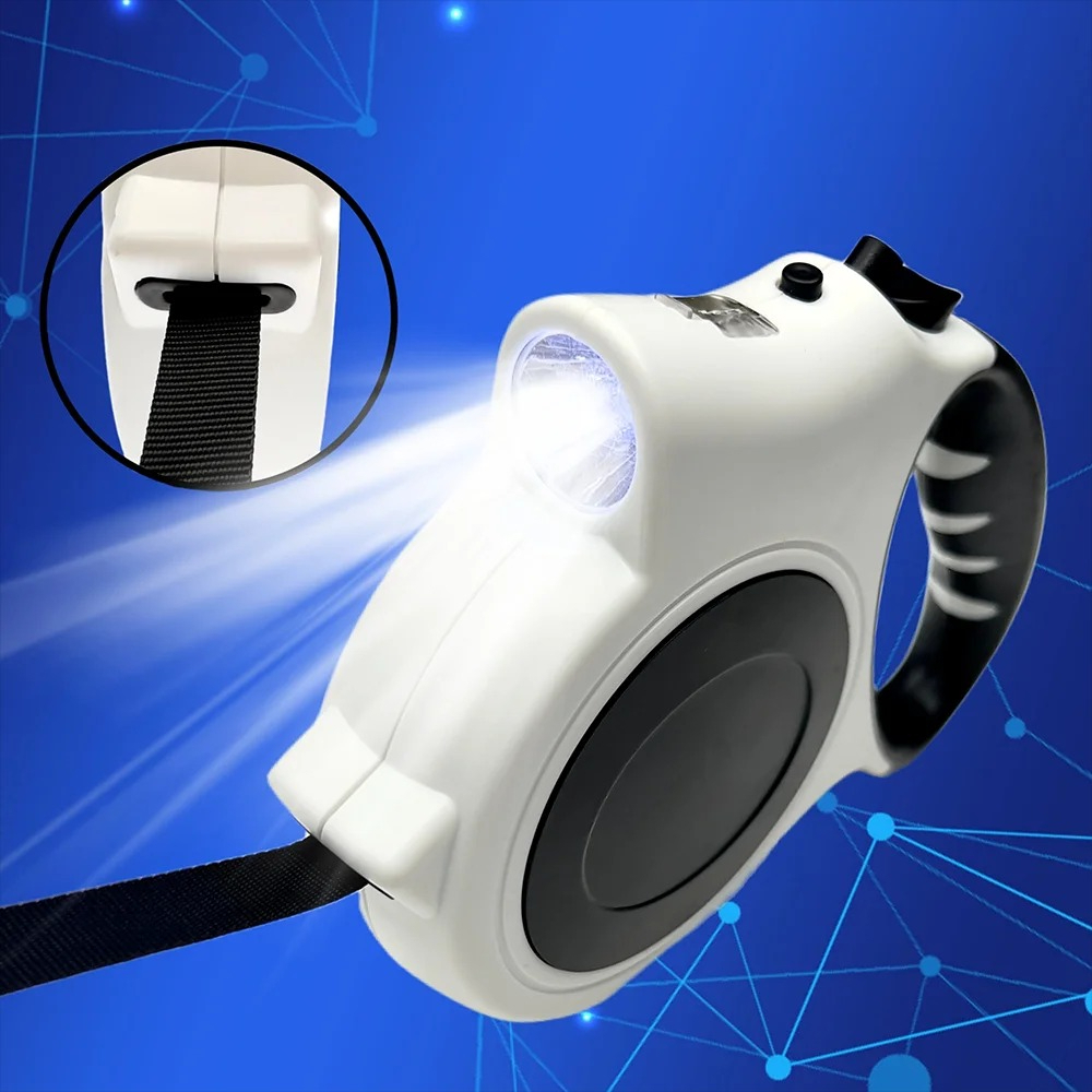 Retractable Dog Leash - 1개 조명 내장형 접이식 개 목줄