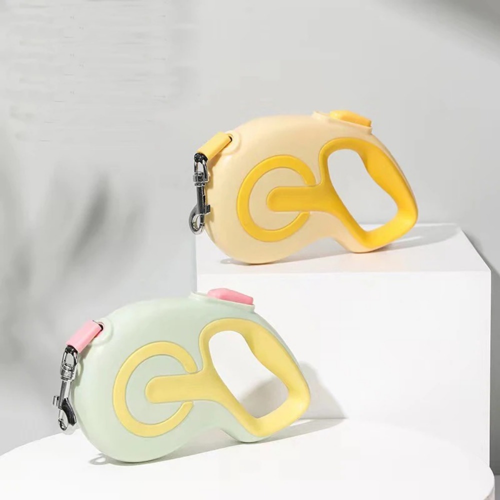 Retractable Dog Leash - 3/5m 개 자동 개폐식 가죽끈 테디