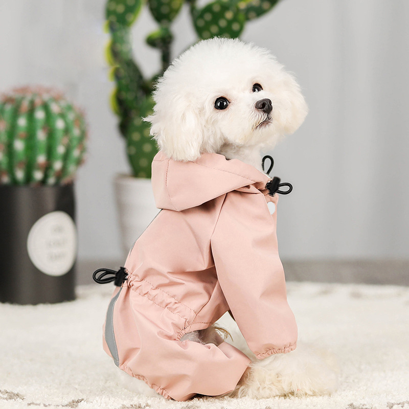Dog Raincoat - 애완 동물 용품 봄과 여름을위한 4
