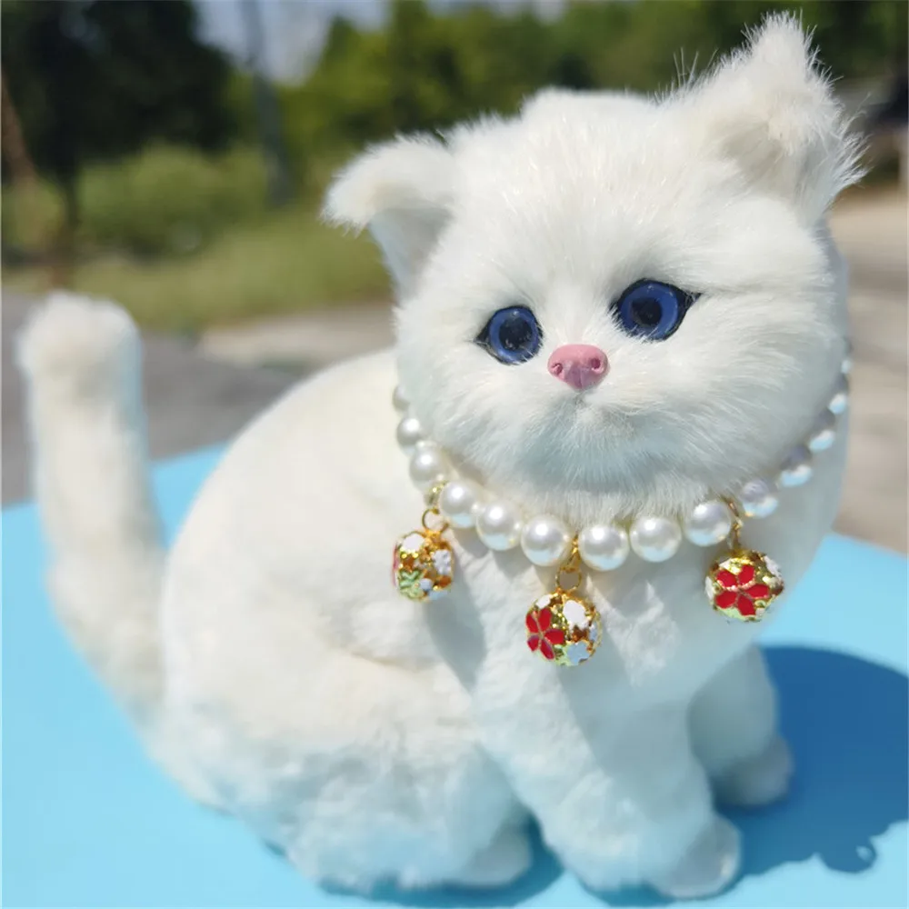 개 고양이 반려동물 목걸이, 다채로운 벨, 진주 목걸이 - Pet Supplies York 리뷰 및 가격