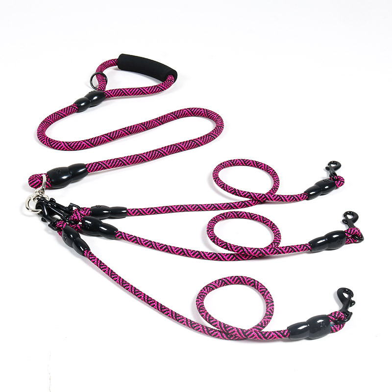 나일론 직조 세 머리 한 드래그 세 개 가죽 끈 라운드 - Retractable Dog Leash 리뷰 및 가격