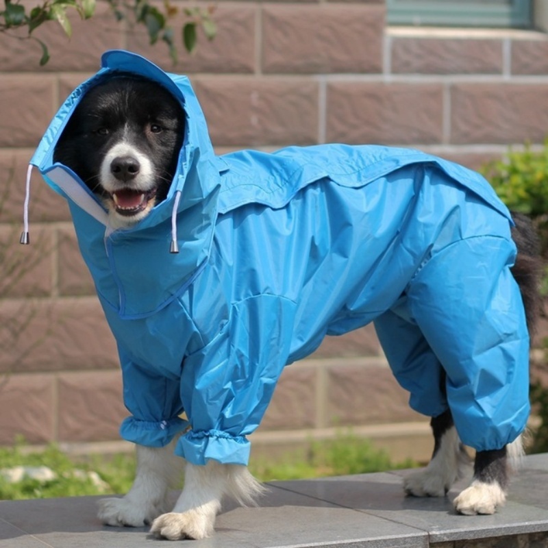 야외 개 비옷 점프 슈트 방수 개 정장 중형 대형 개를 - Dog Raincoat 리뷰 및 가격