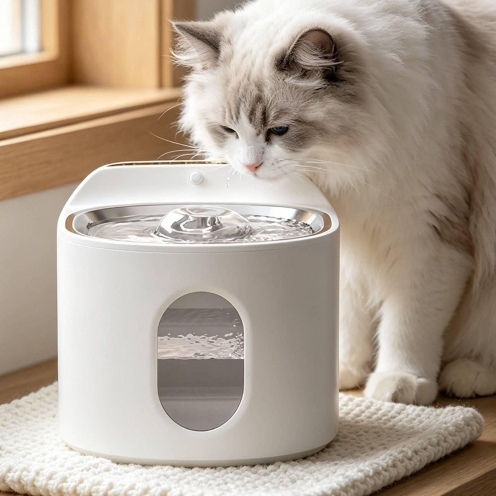 충전식 자동 급수기 4리터 스테인리스 스틸 반려동물 물 - Pet Water Fountain 리뷰 및 가격