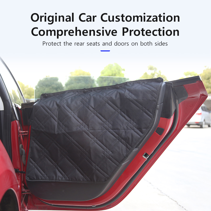 뒷좌석 용 개 시트 커버 Tesla Model Y 3  - Dog Raincoat 리뷰 및 가격