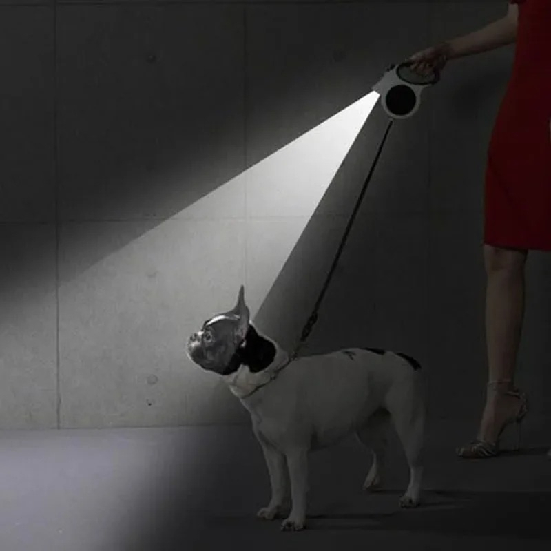 1개 조명 내장형 접이식 개 목줄 - 16피트, 조절  - Retractable Dog Leash 리뷰 및 가격