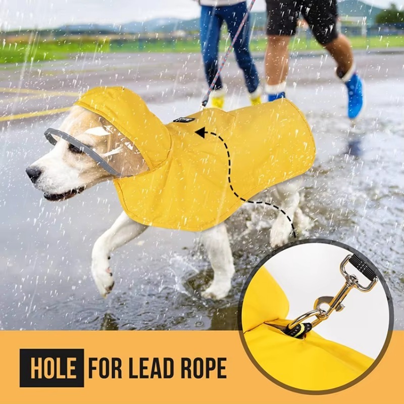 맞춤 인쇄 반사 기능 방수 애견 우비 야외용 반려견 재 - Dog Raincoat 리뷰 및 가격