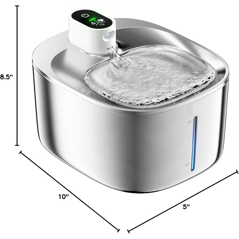 스테인리스 스틸 반려동물 물그릇 전기 자동 센서 고양이 - Pet Water Fountain 리뷰 및 가격