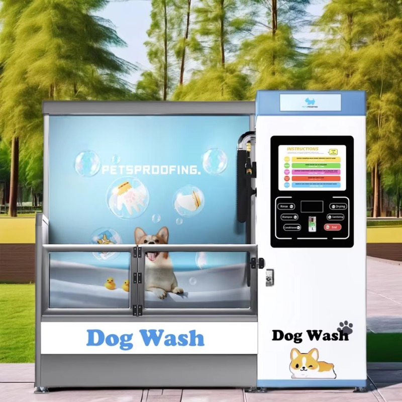 참신한 디자인의 새로운 셀프 서비스 자동 동전 투입식  - Pet Supplies Wash Station 리뷰 및 가격