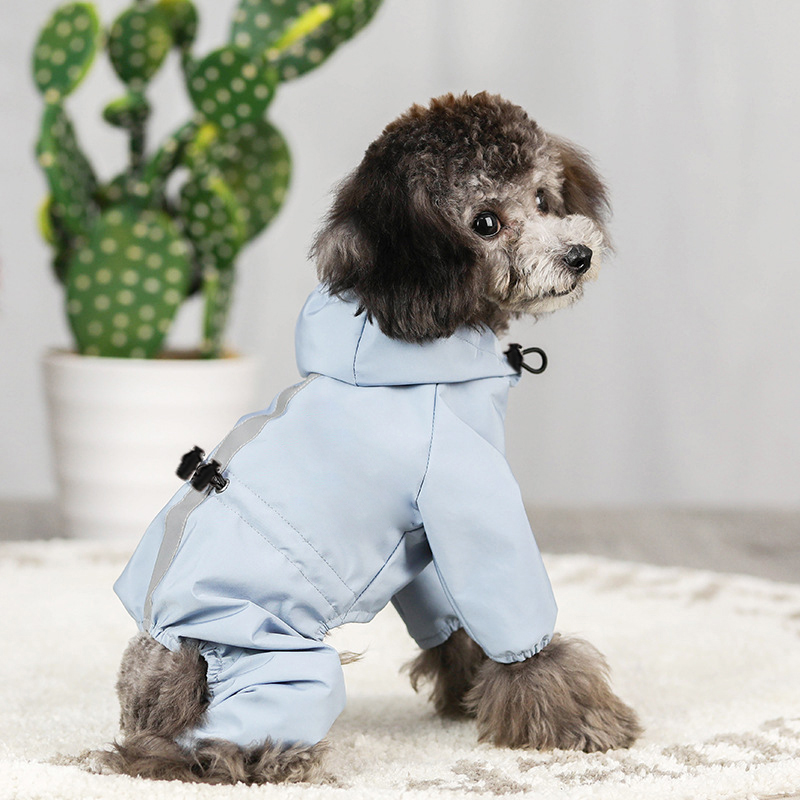 애완 동물 용품 봄과 여름을위한 4 다리 비옷 방수 의 - Dog Raincoat 리뷰 및 가격