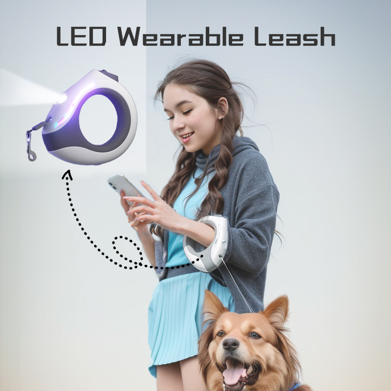 LED 애완동물 접이식 리드줄 웨어러블 터치 디밍 소형 - Retractable Dog Leash 리뷰 및 가격