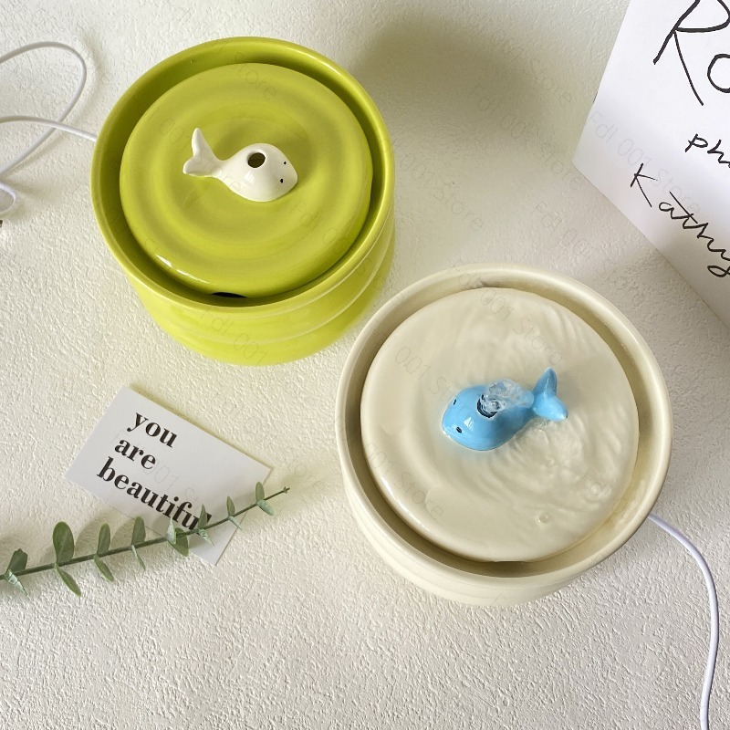 고양이 정수기 800ml 세라믹 자동 저소음 애완동물  - Pet Water Fountain 리뷰 및 가격