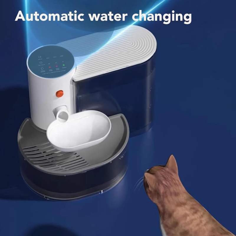 자동 애완동물 급수기 - 분리형 깨끗한 물탱크와 오수탱 - Pet Water Fountain 리뷰 및 가격