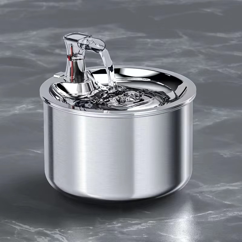디자인 스테인리스 스틸 애완동물 급수기 고양이 급수기  - Pet Water Fountain 리뷰 및 가격