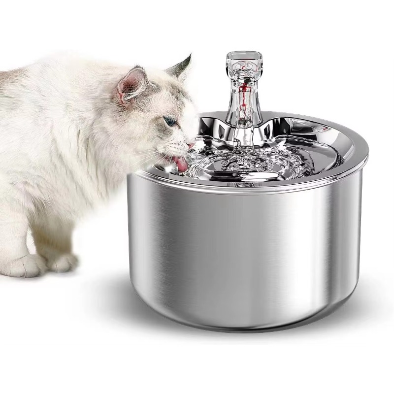 디자인 스테인리스 스틸 애완동물 급수기 고양이 급수기  - Pet Water Fountain 리뷰 및 가격