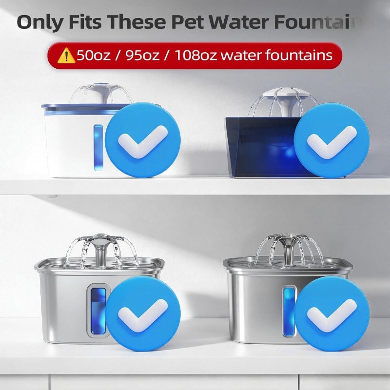 B84B-VEKEN 50Oz 및 95Oz 고양이/강아지 - Pet Water Fountain 리뷰 및 가격